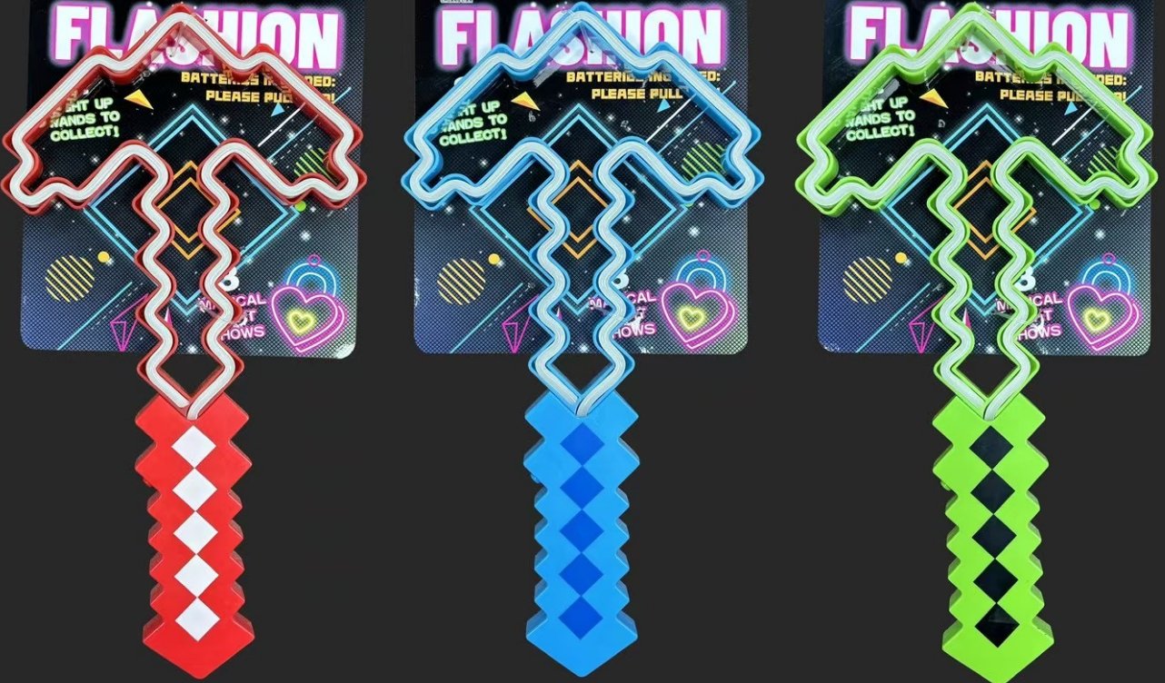 Светящаяся алмазная кирка Flash Stick