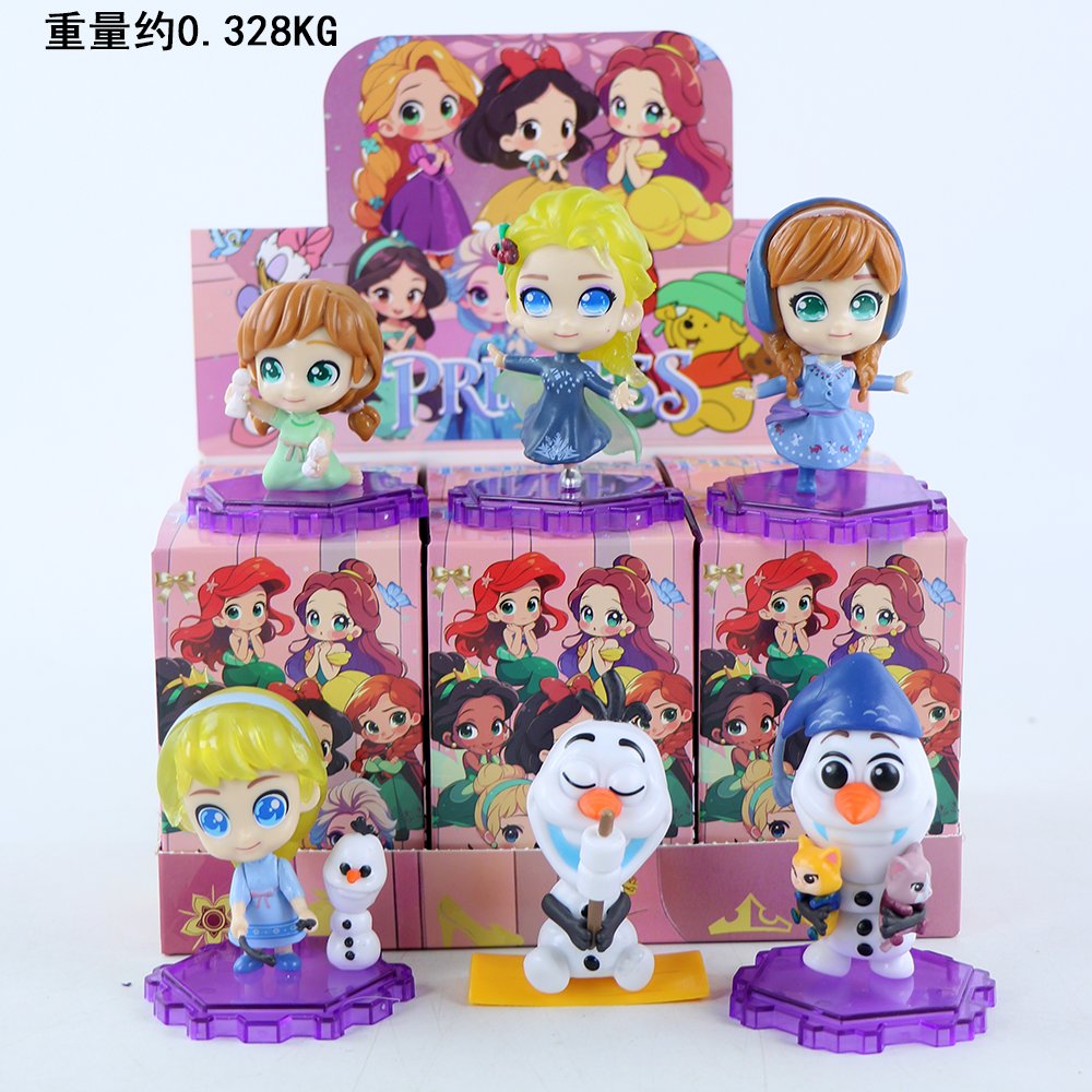 Q version Frozen: Набор из 6 фигурок