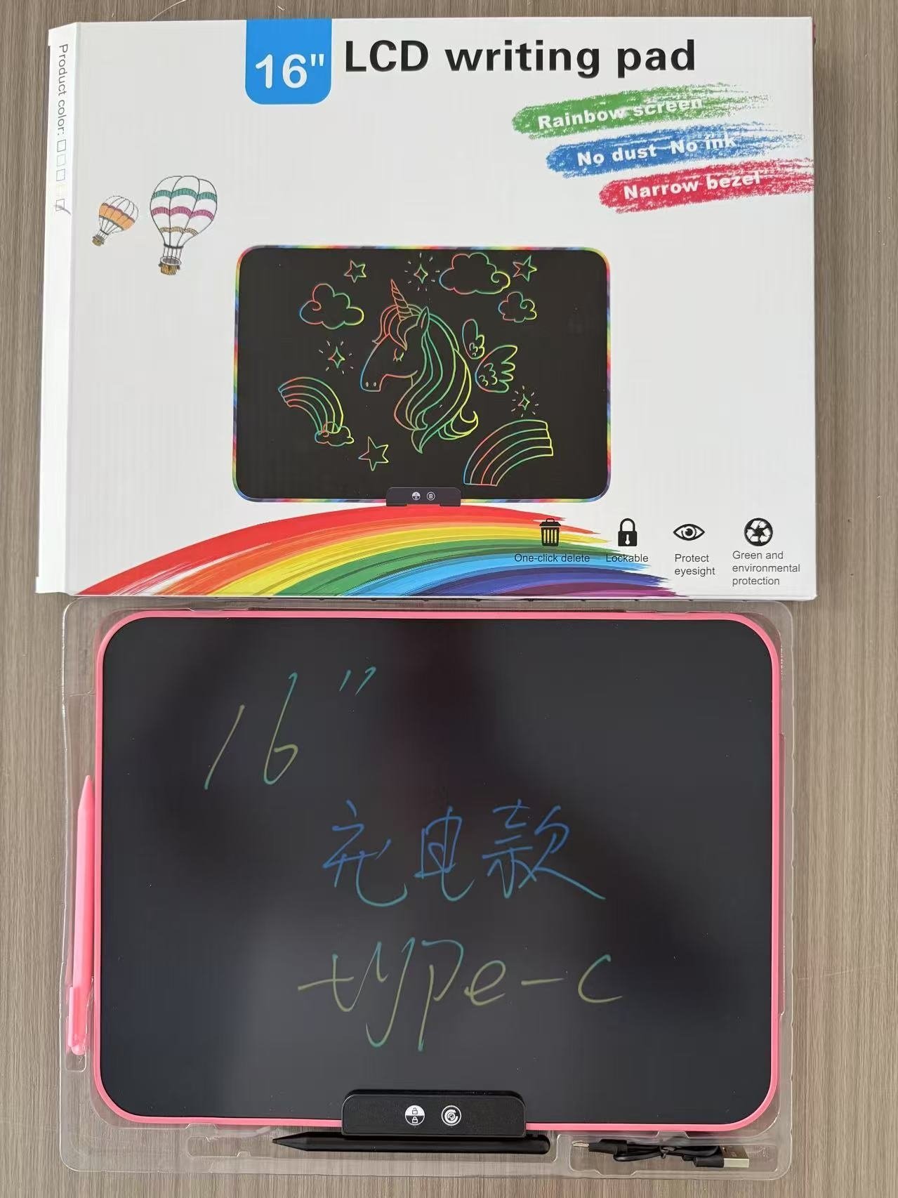 16-дюймовый LCD планшет для рисования с зарядкой