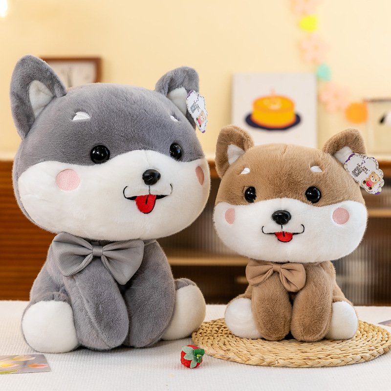 Мягкая игрушка хаски 30 см