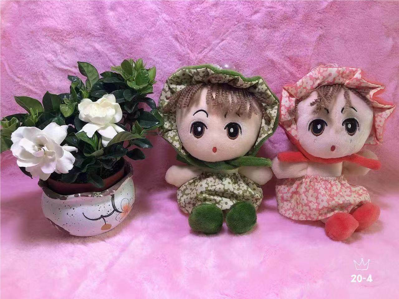 Мягкая игрушка кукла в шляпе 18 см