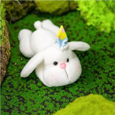 Мягкая игрушка Заяц Пудинг, 22 см, белый