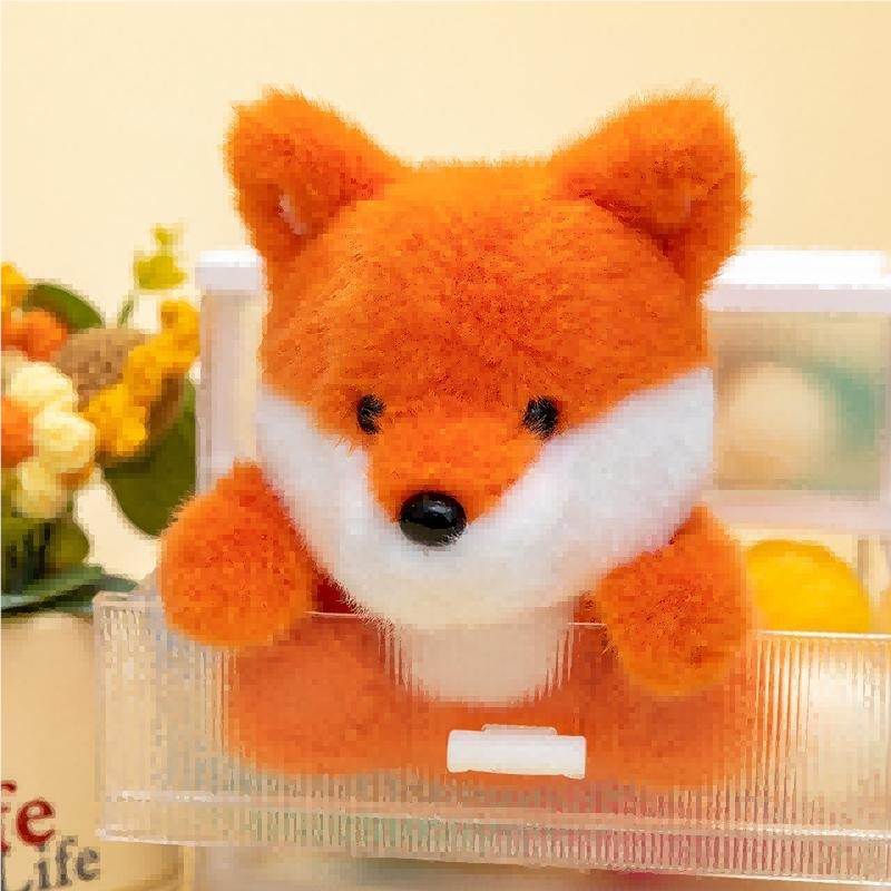 Мягкая игрушка лисичка, 12 см
