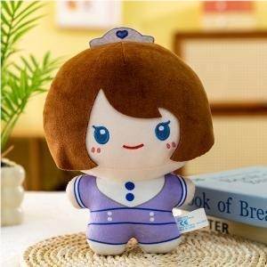 Мягкая игрушка принцесса София с короткими волосами, 23 см