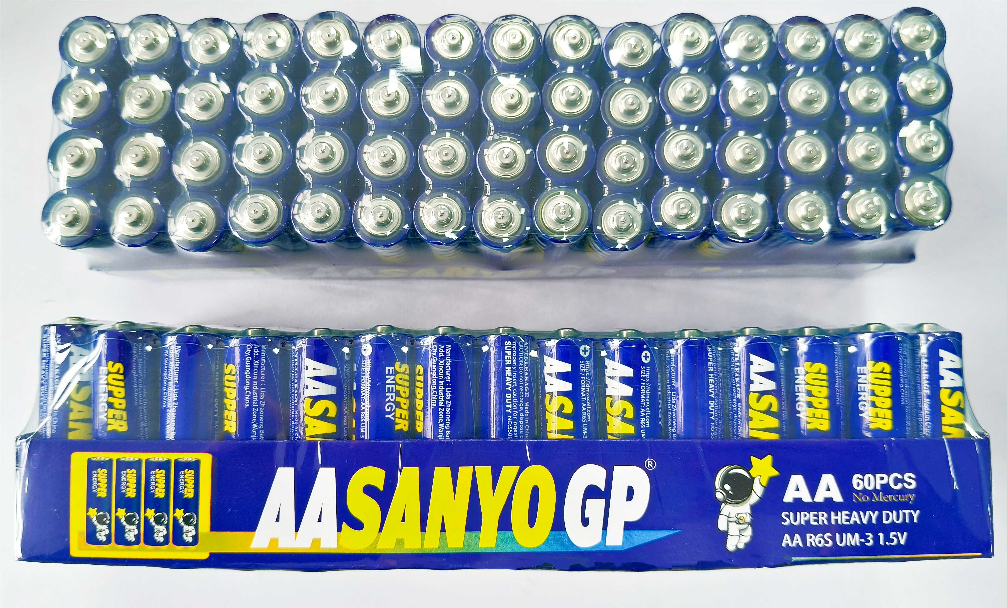 Батарейки AA AAA для игрушек оптом от LIDA, 1.5V