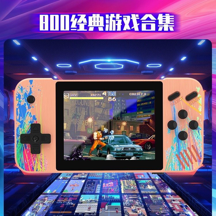 Портативная игровая консоль G3, ретро, горизонтальный экран