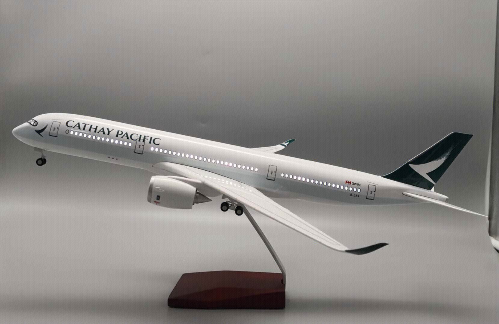 Модель самолета Cathay Pacific A350, 47 см, DIY