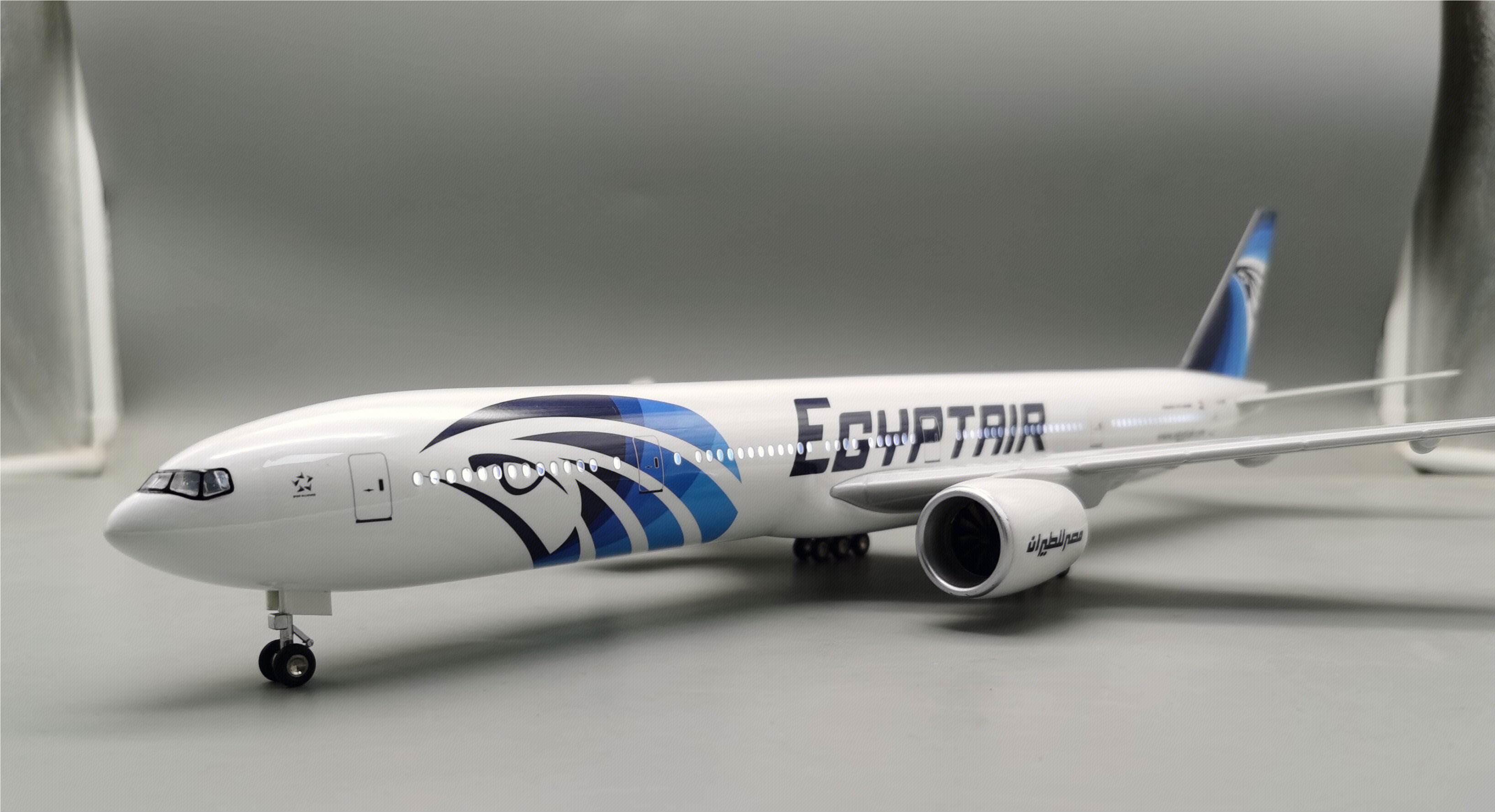 Модель самолета Egypt 777, 47 см, ABS