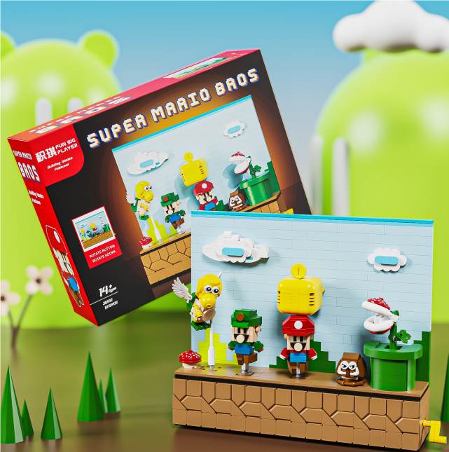 Конструктор Super Mario, 1272 детали