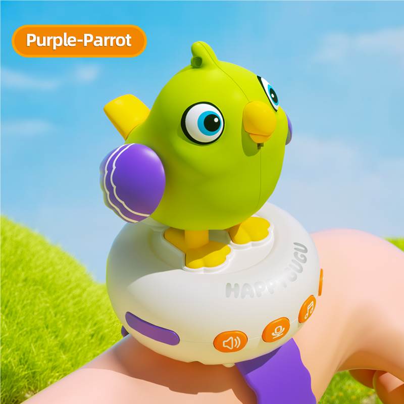 Интерактивная игрушка-попугай Goo Goo Bird, обучающая, зеленый