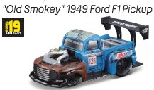 Ford F1 Pickup 1949 (TOYO TIRES) 1:64, литой, светло-синий/коричневый
