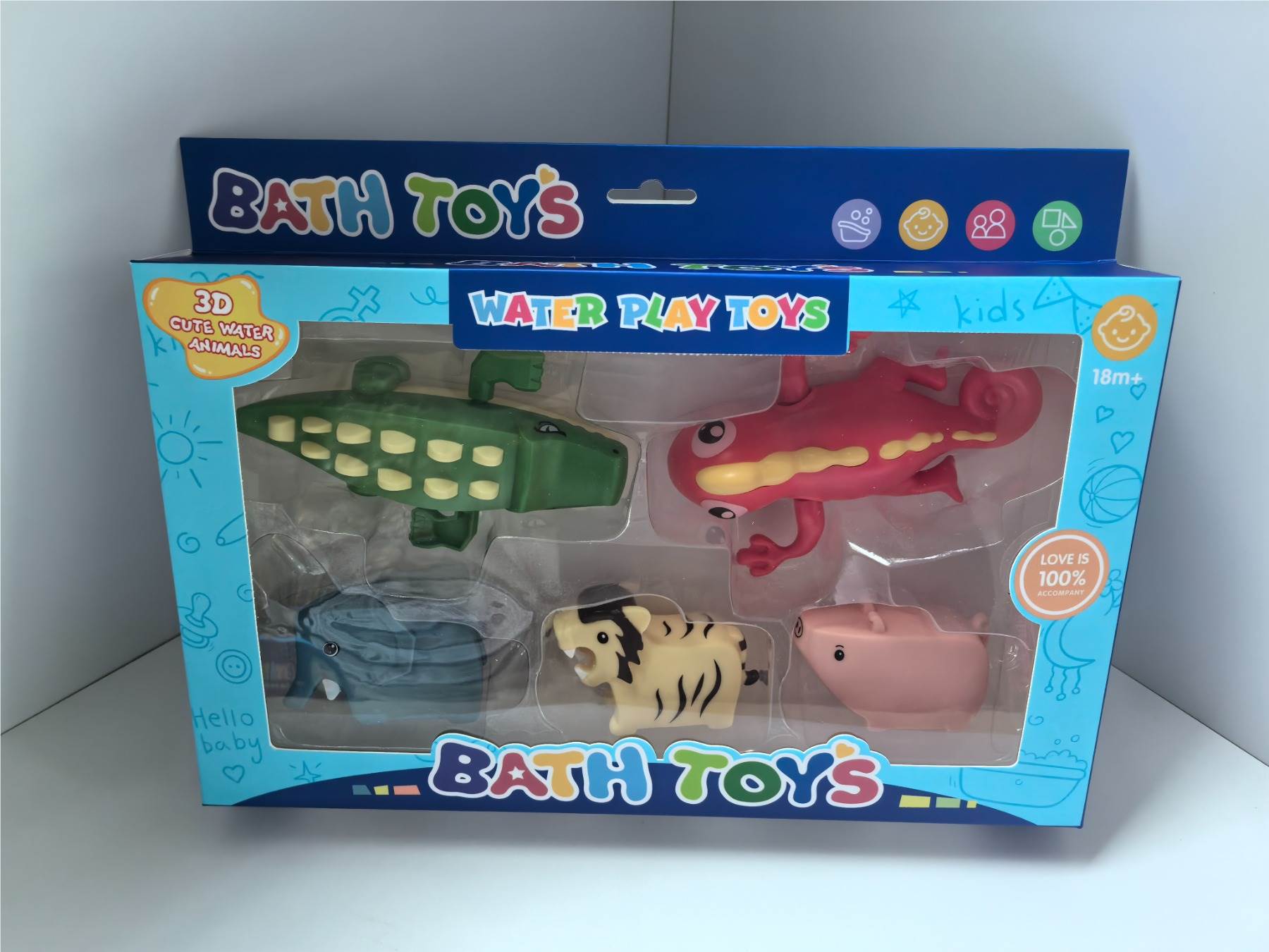 Игровой набор для ванной "Водный мир"