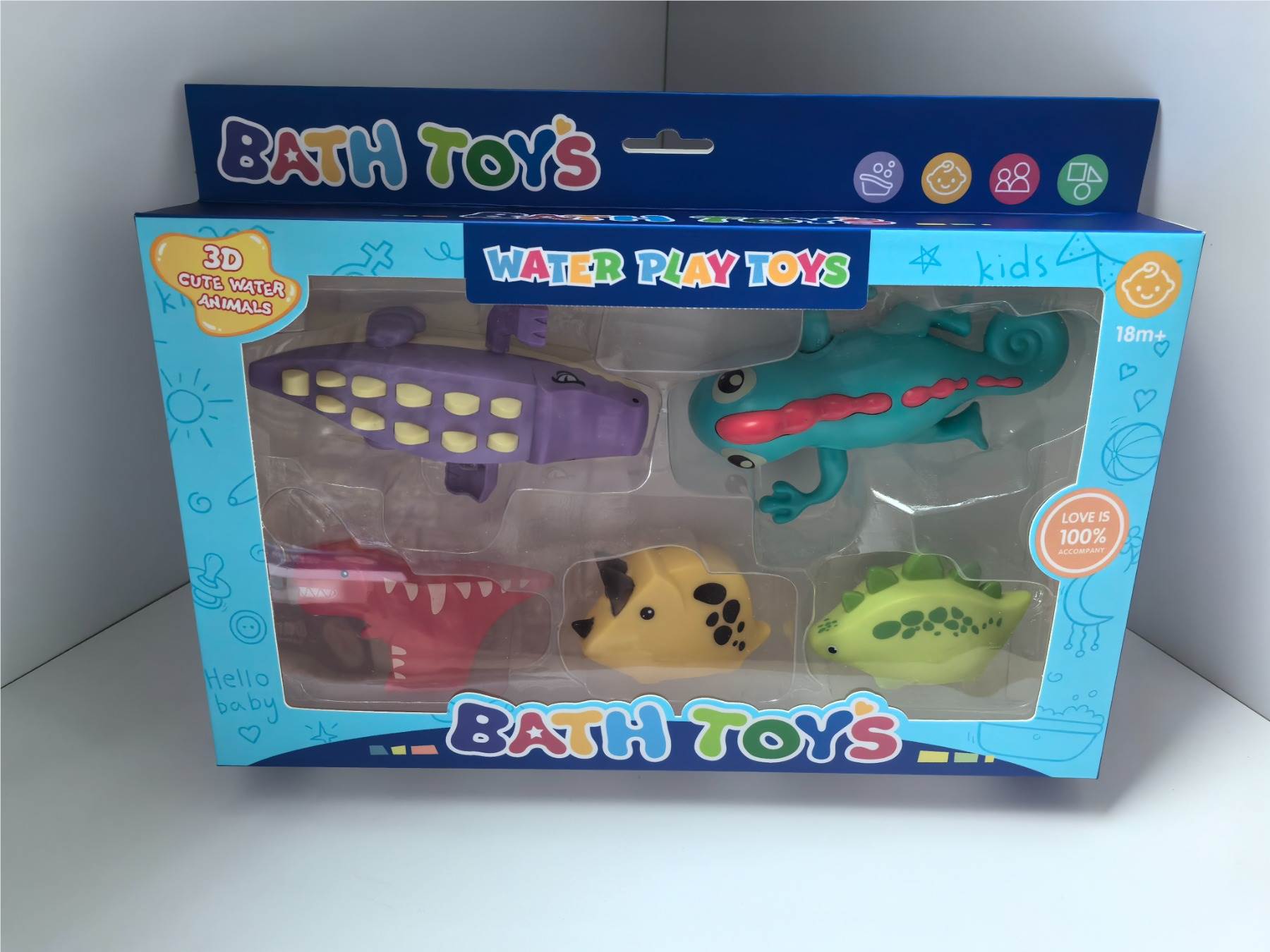 Игровой набор для ванной "Водный мир"