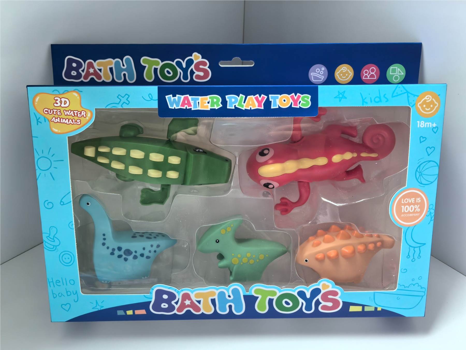 Игровой набор для ванной "Водный мир"