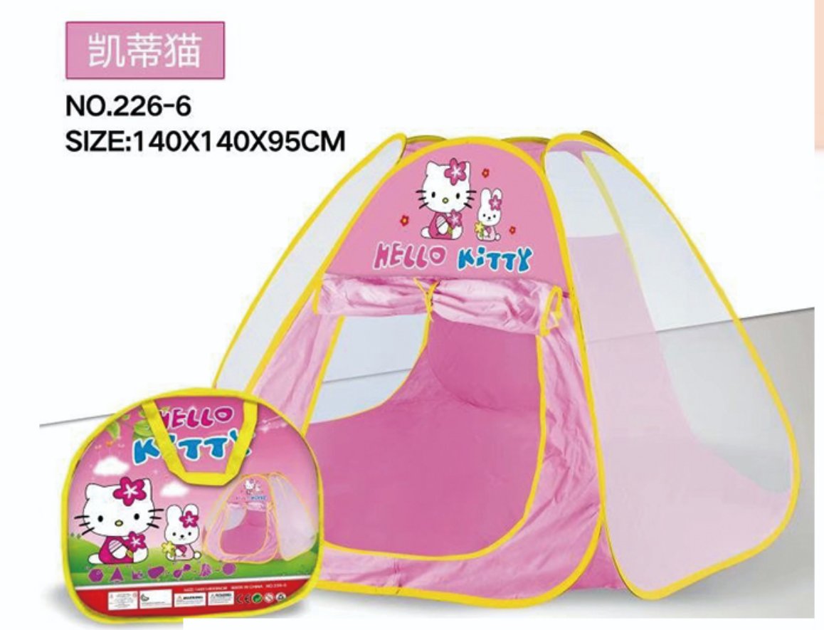 Детская шестигранная палатка Hello Kitty
