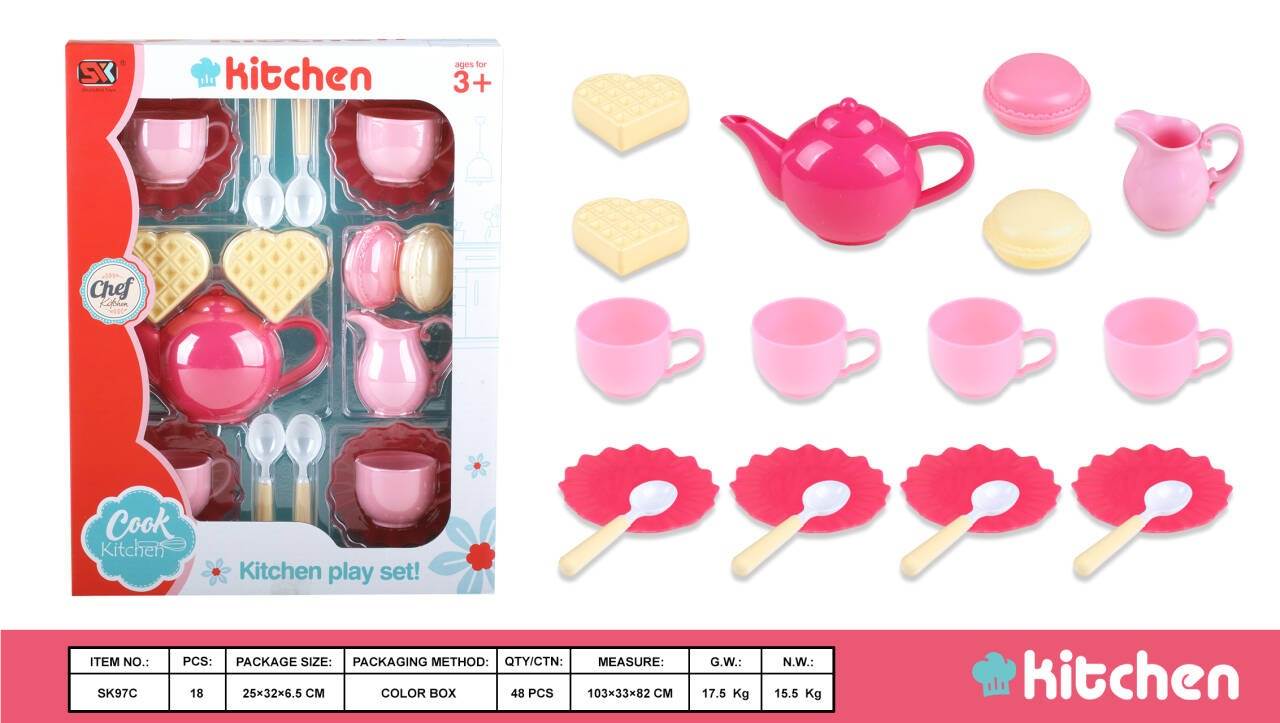Игровой набор Чайный сервиз, 48 шт/кор