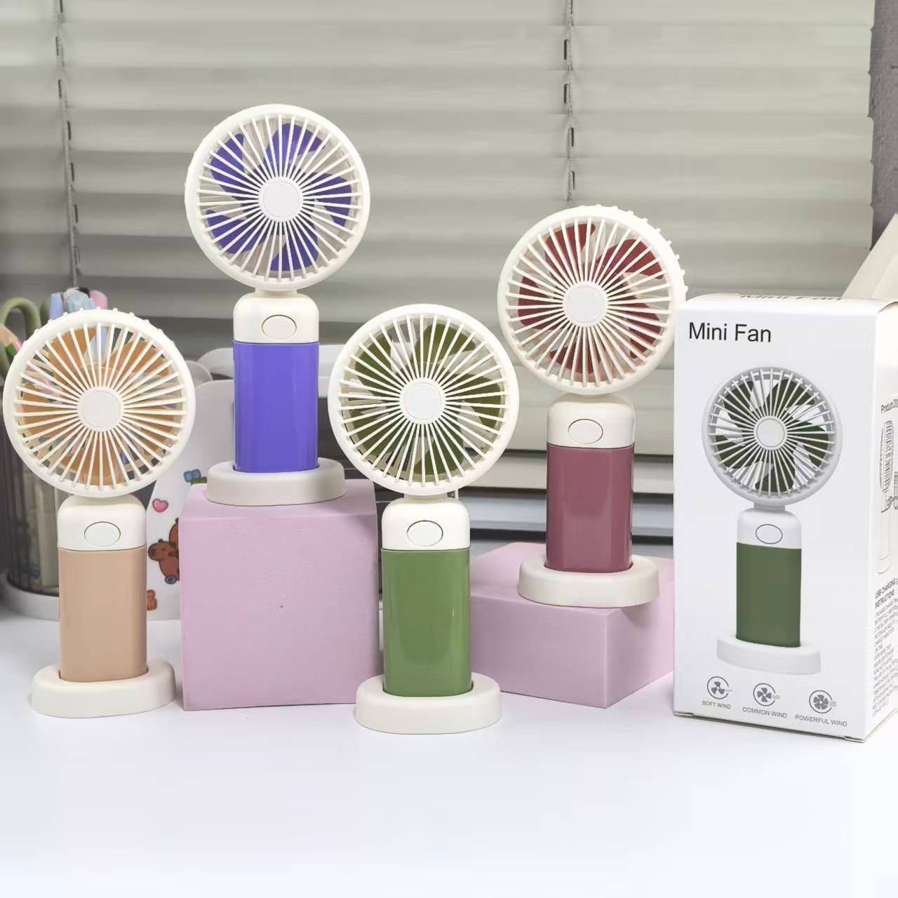Ручной мини-вентилятор Simple hand-held fan оптом