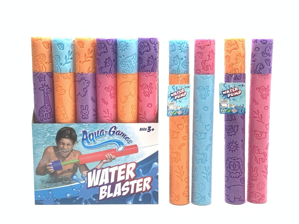 Водяная пушка "Мишка" 40 см, 24 шт/кор