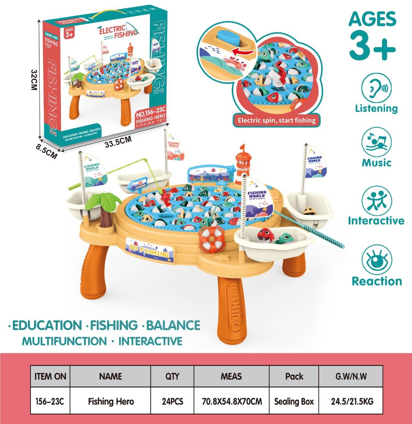 Игровой стол "Рыбалка" Fishing Hero