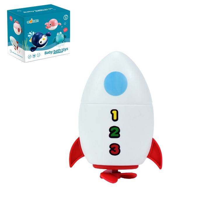 Игрушка для ванной "Ракета", плавающие зверушки