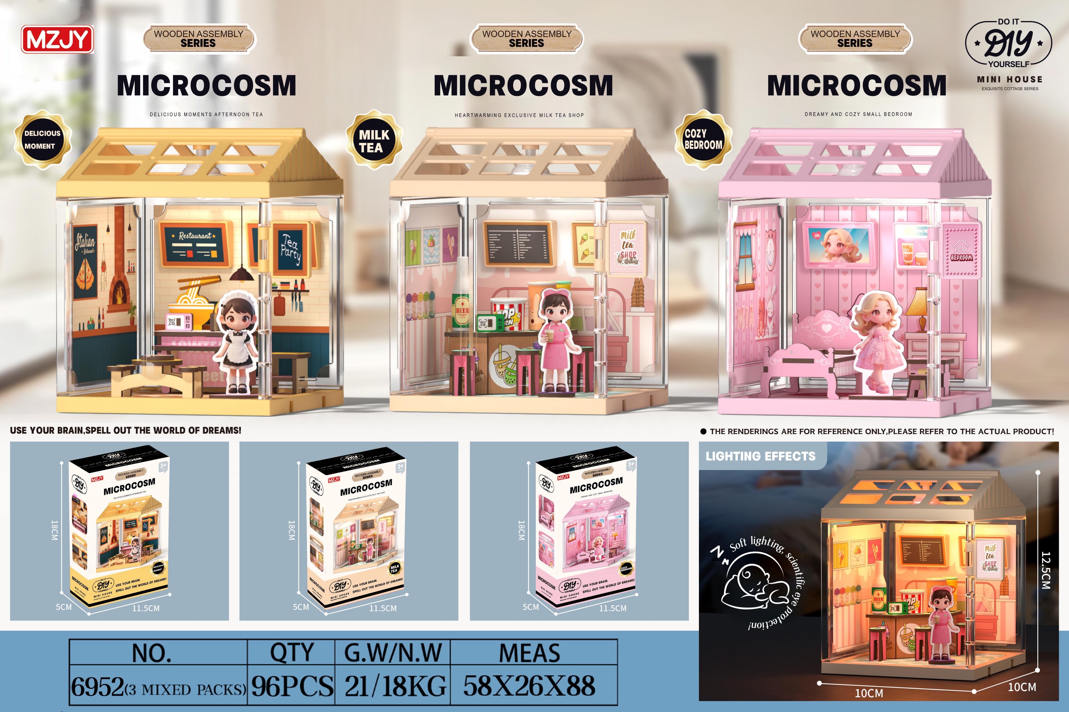Микро Мир: Набор для сборки (3 вида) M3352