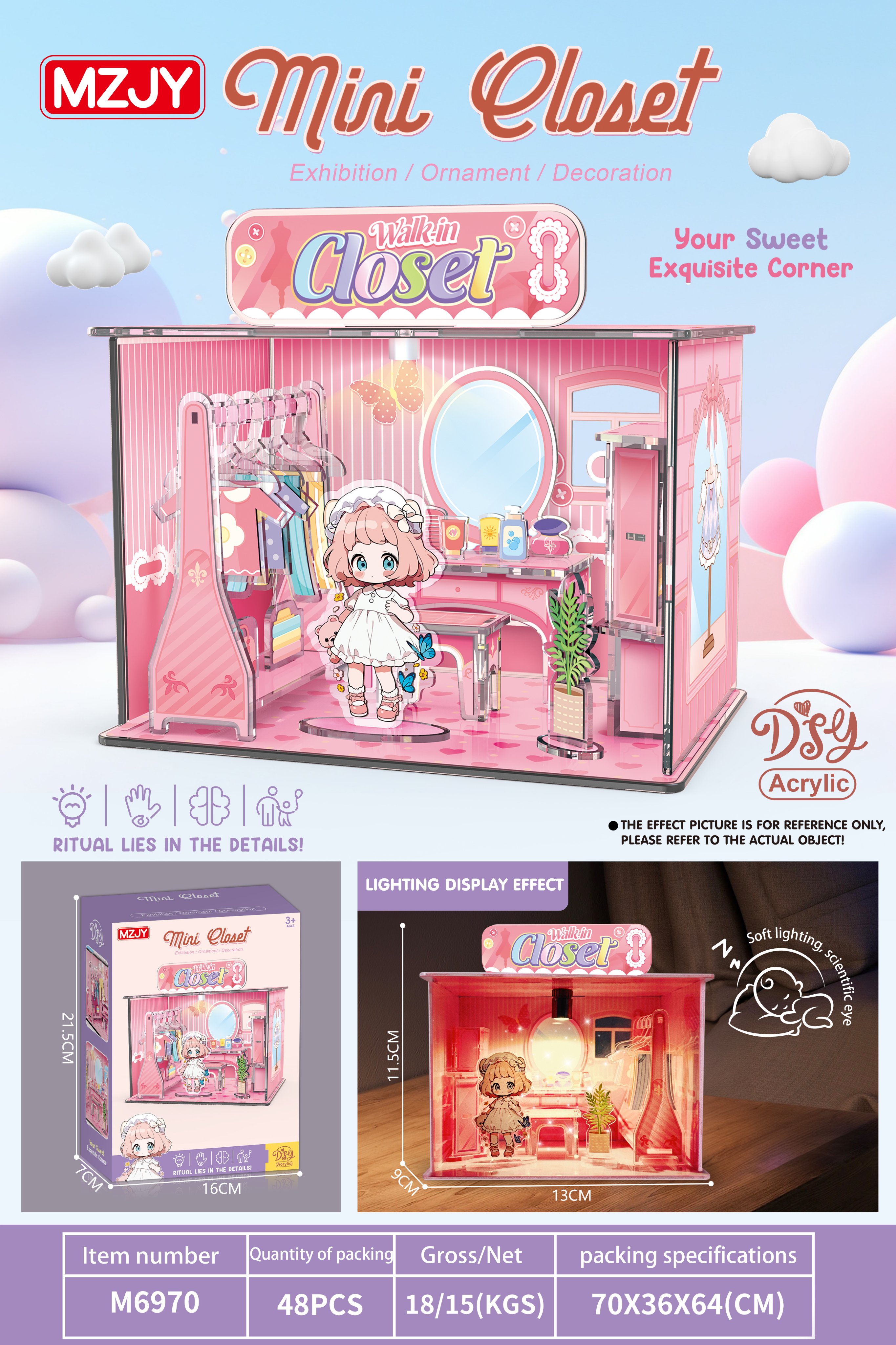 Миниатюрная комната для переодевания Micro Small World