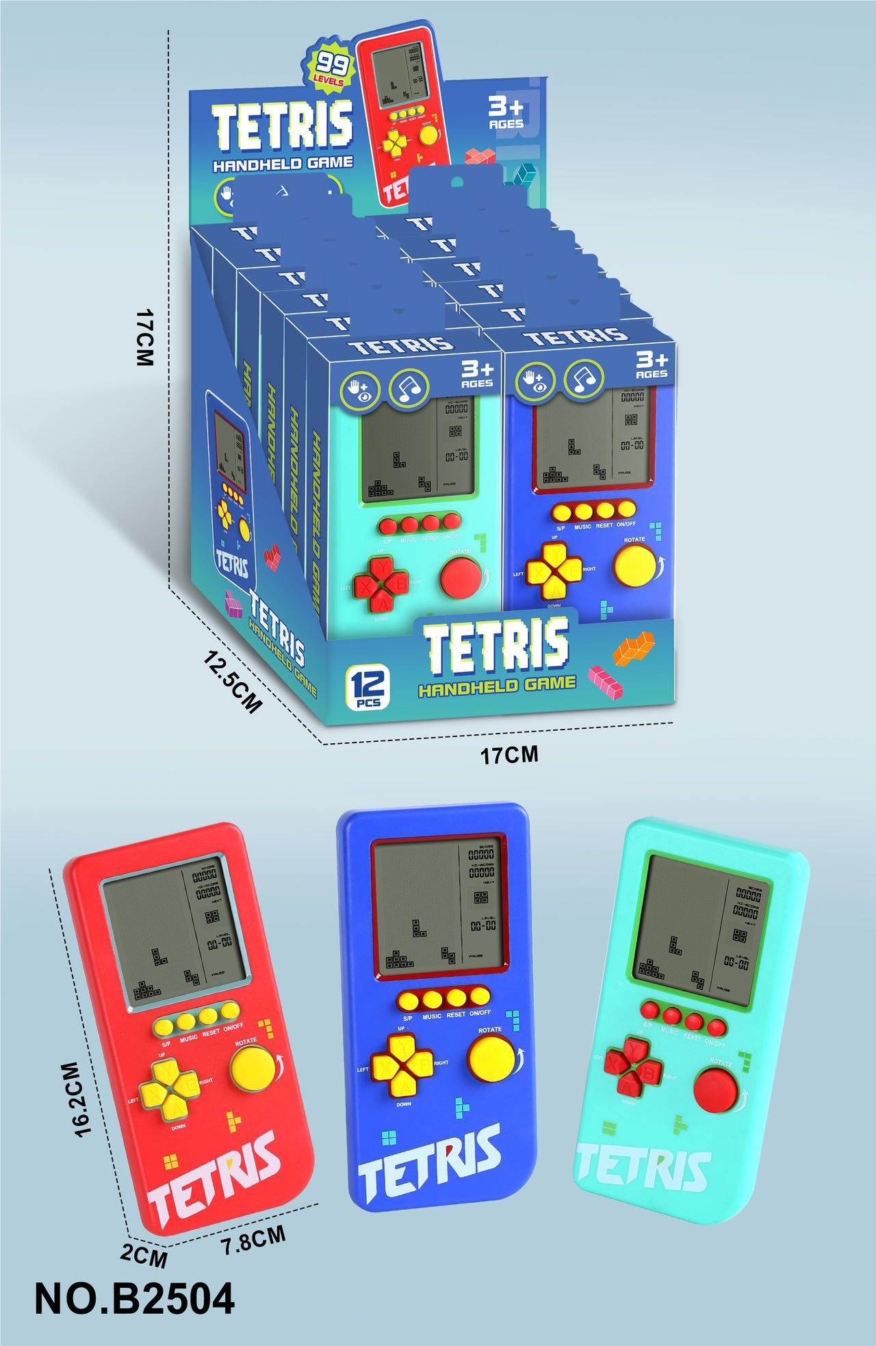 Портативная игровая консоль Тетрис