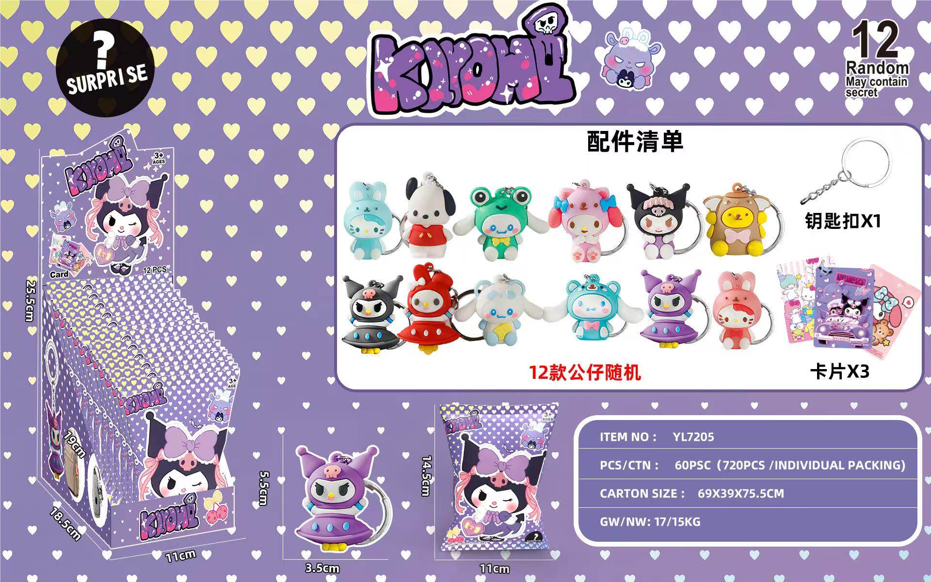 Брелоки Sanrio оптом