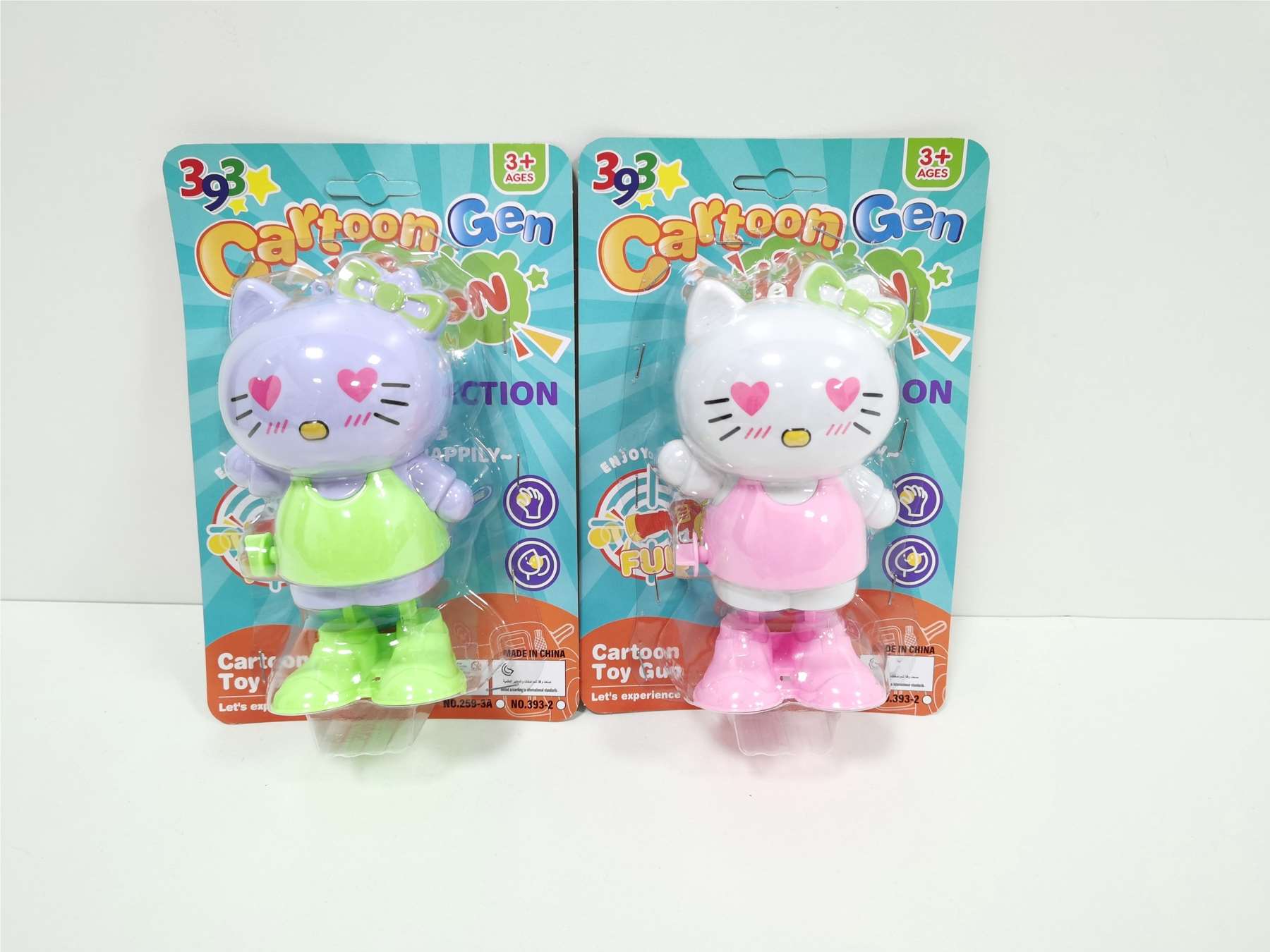 Прыгающий заводной котик Dingdang Cat