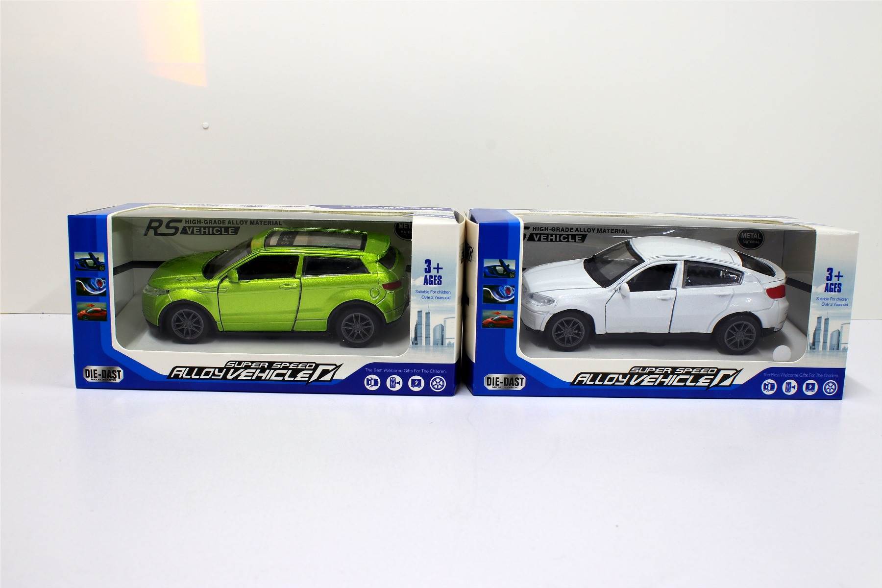 Металлическая машинка BMW/Land Rover, инерционная, 1:36