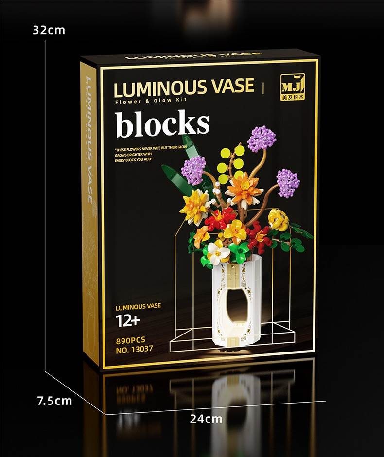 Конструктор цветы из блоков Building Blocks Flower оптом