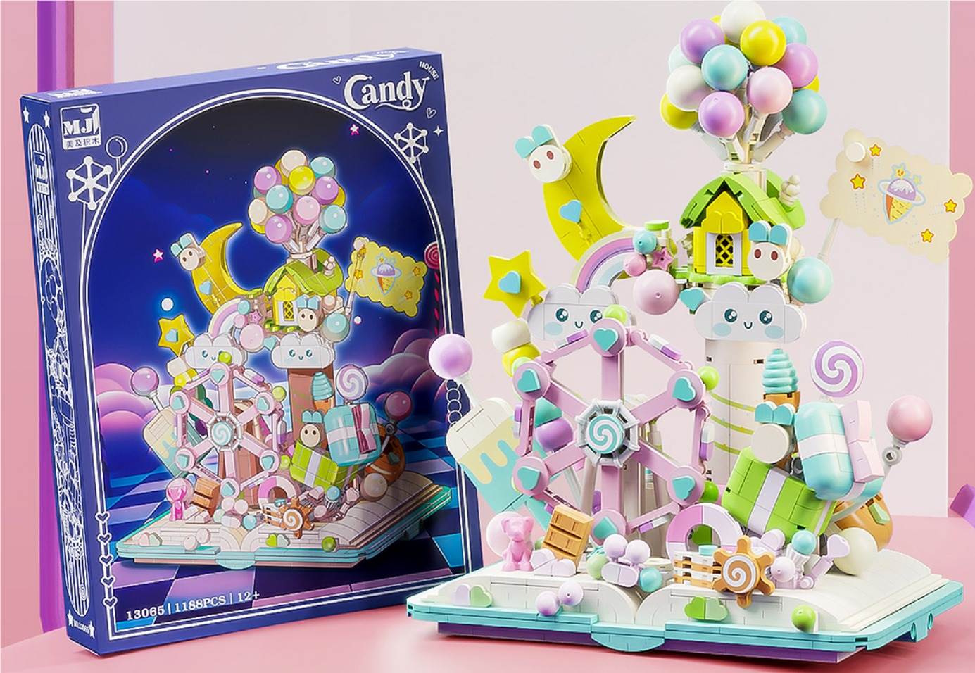 Конструктор "Candy House", мелкие детали, тематический