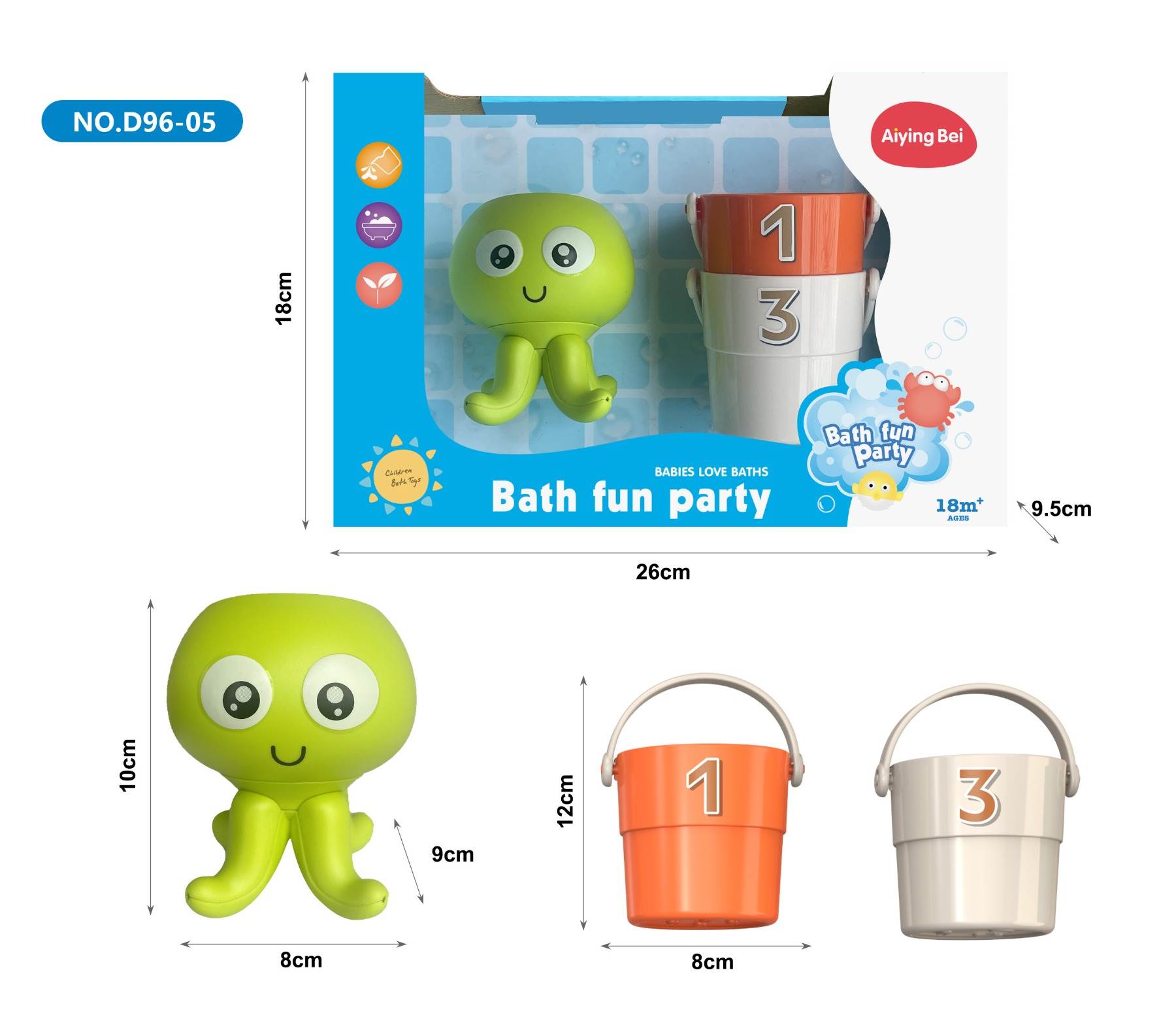 Игровой набор для ванной "Водяная мельница"