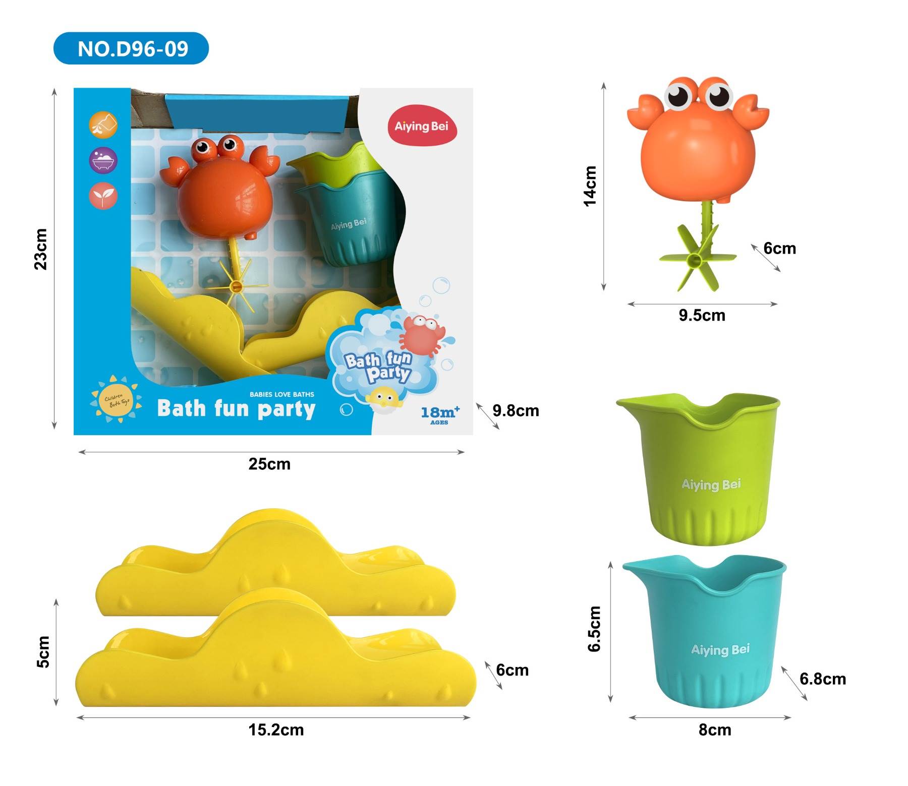 Игровой набор для ванной "Водяная мельница"