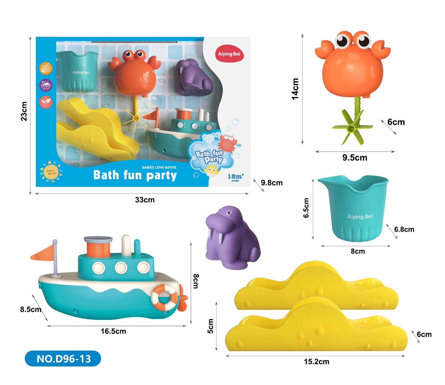Игровой набор для ванной "Водяная мельница"