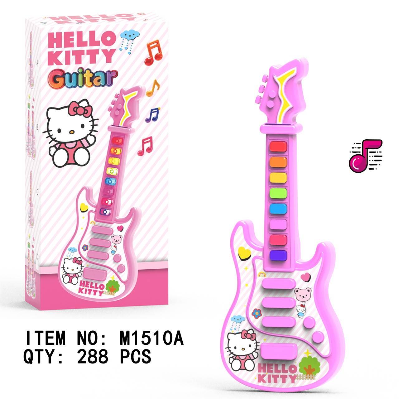 Детская электрогитара Hello Kitty