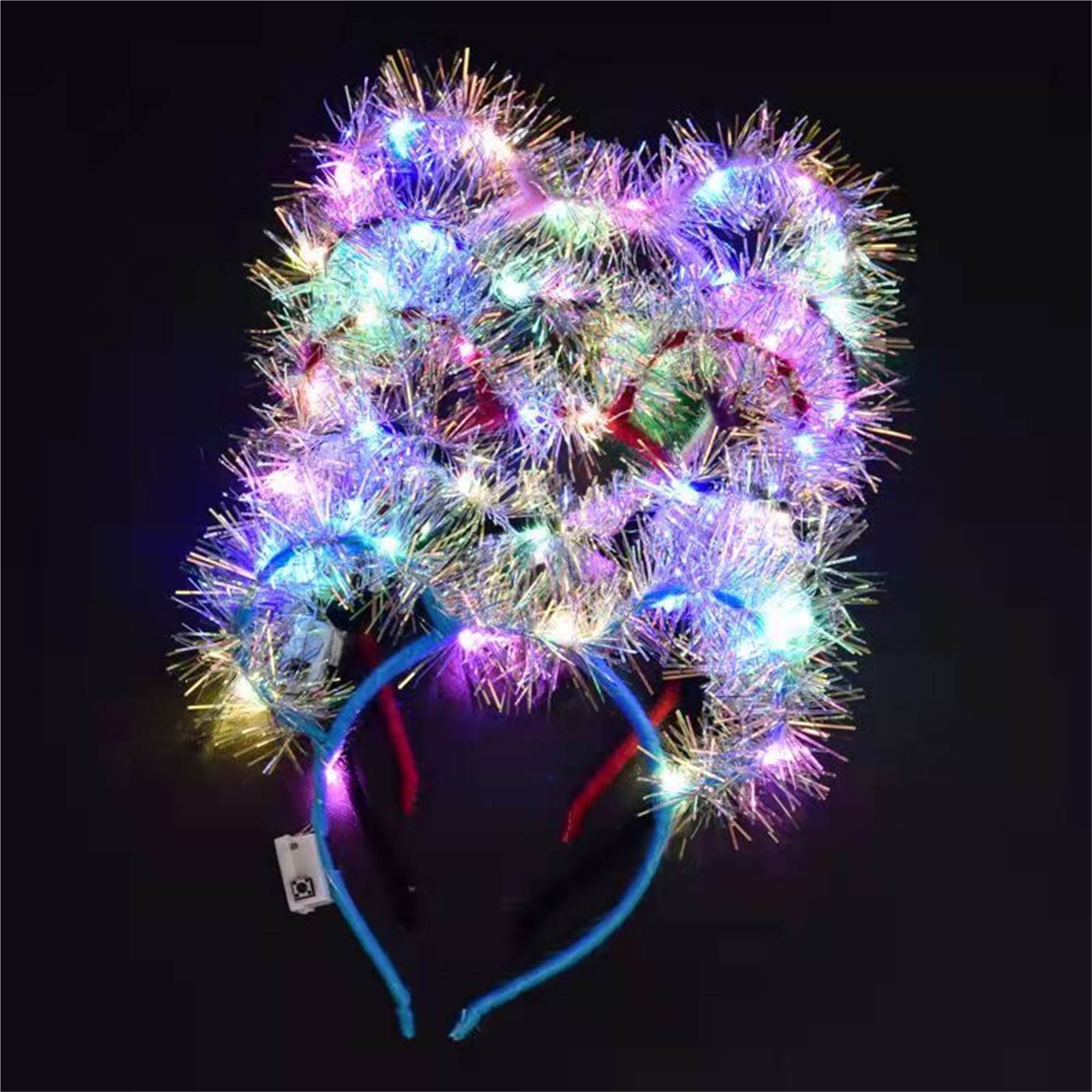 Мигающий Микки Маус, 10 LED, золото