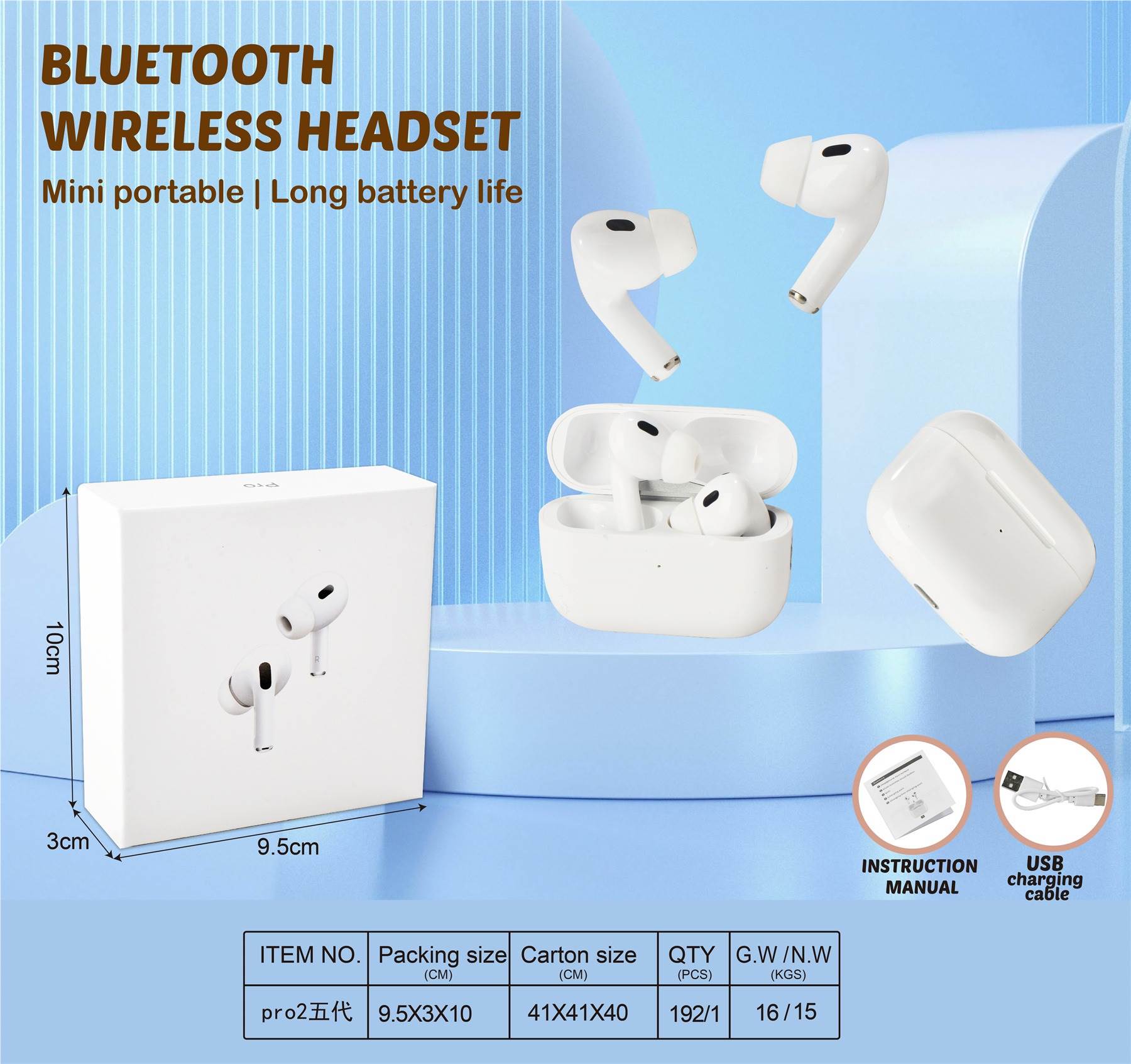 Беспроводные Bluetooth-наушники-вкладыши