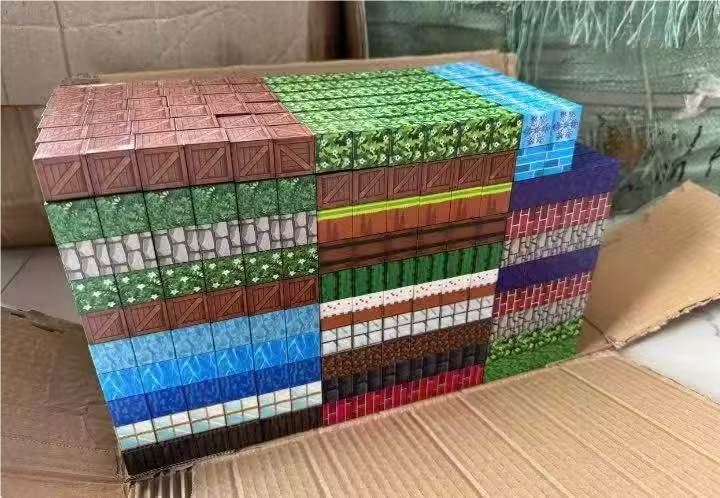 Магнитный конструктор Minecraft, 3000 шт/кор