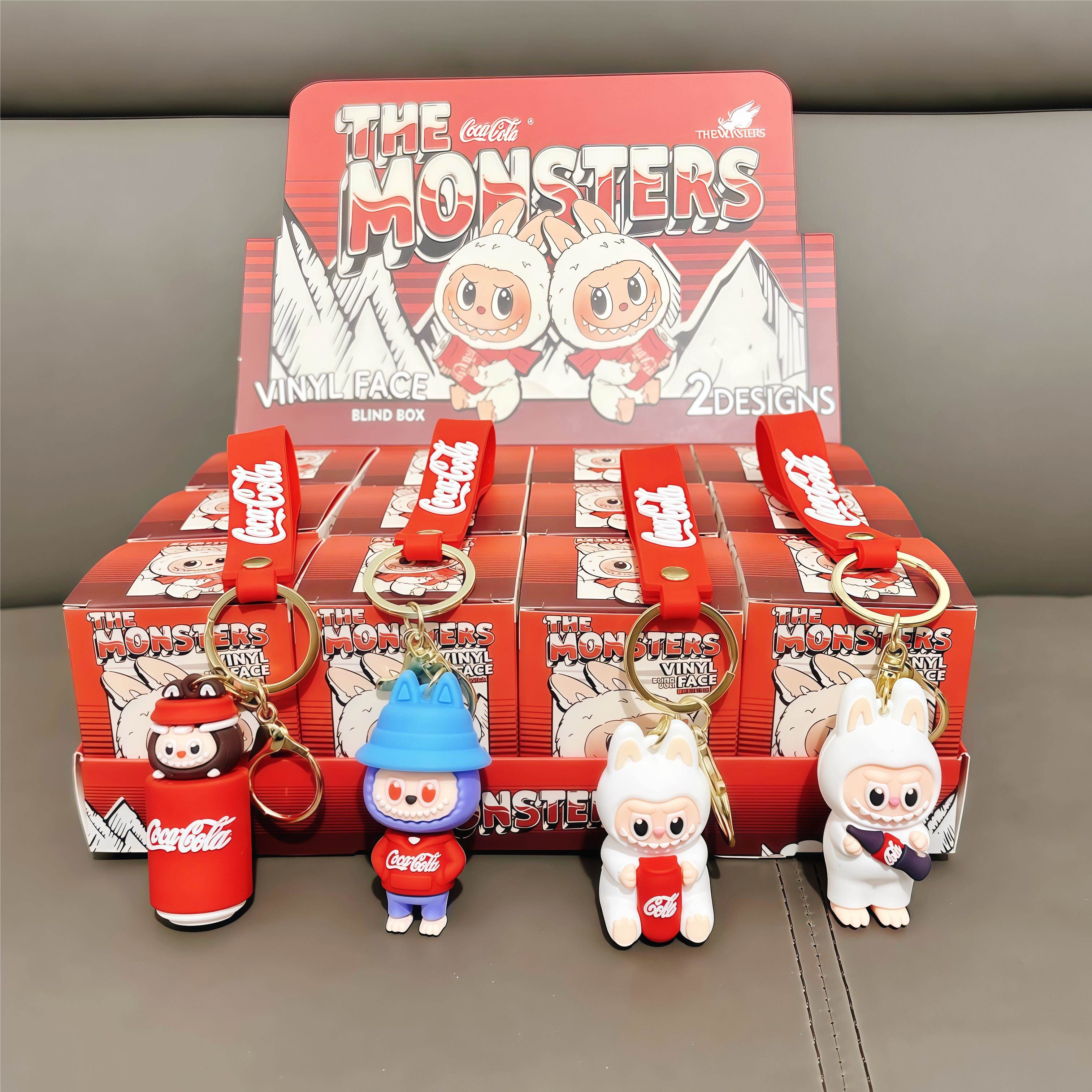 Большая мягкая игрушка Cola Labubu, микс цветов