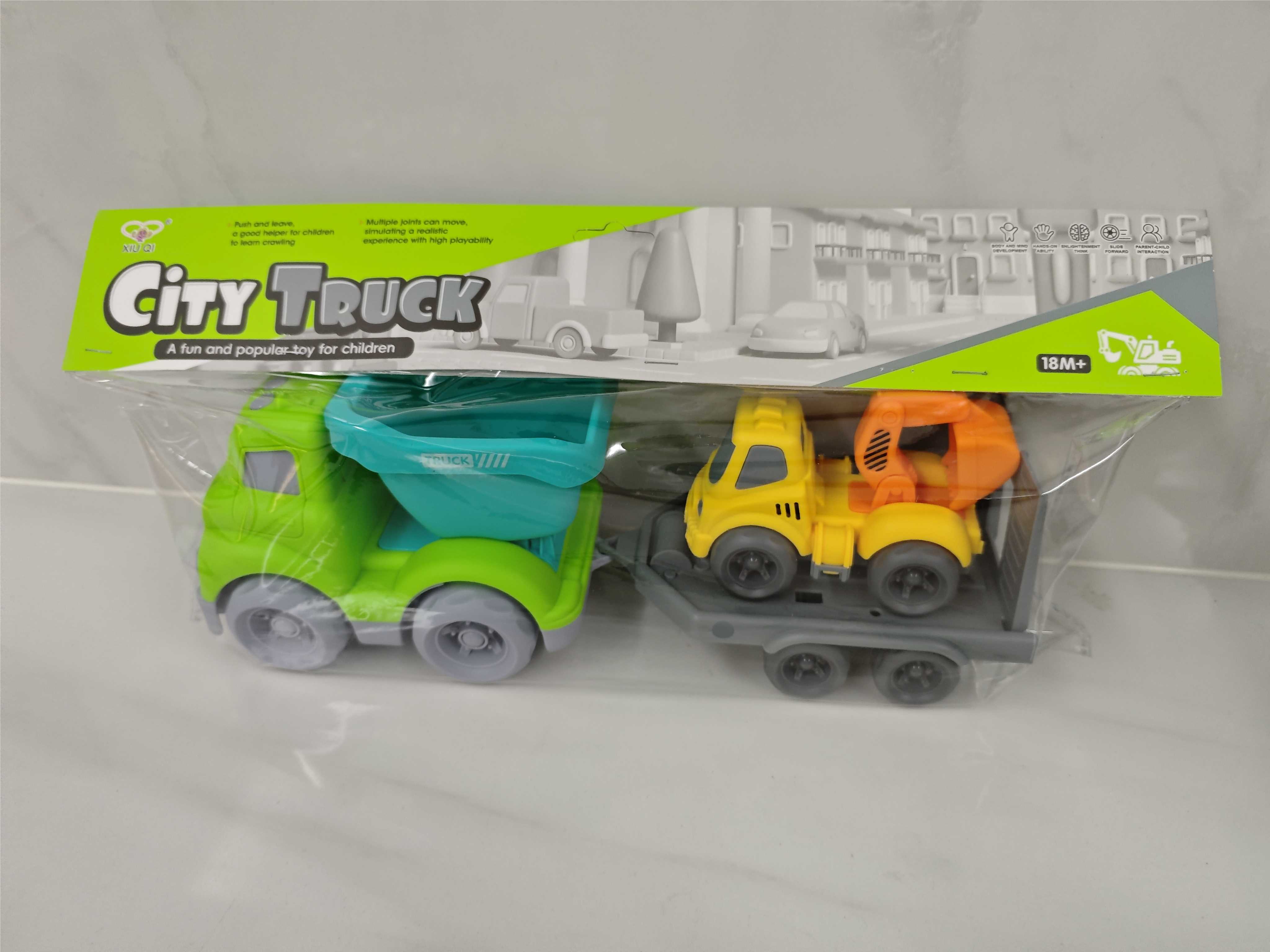 Инерционные мультяшные машинки, 2 шт. в PVC-упаковке