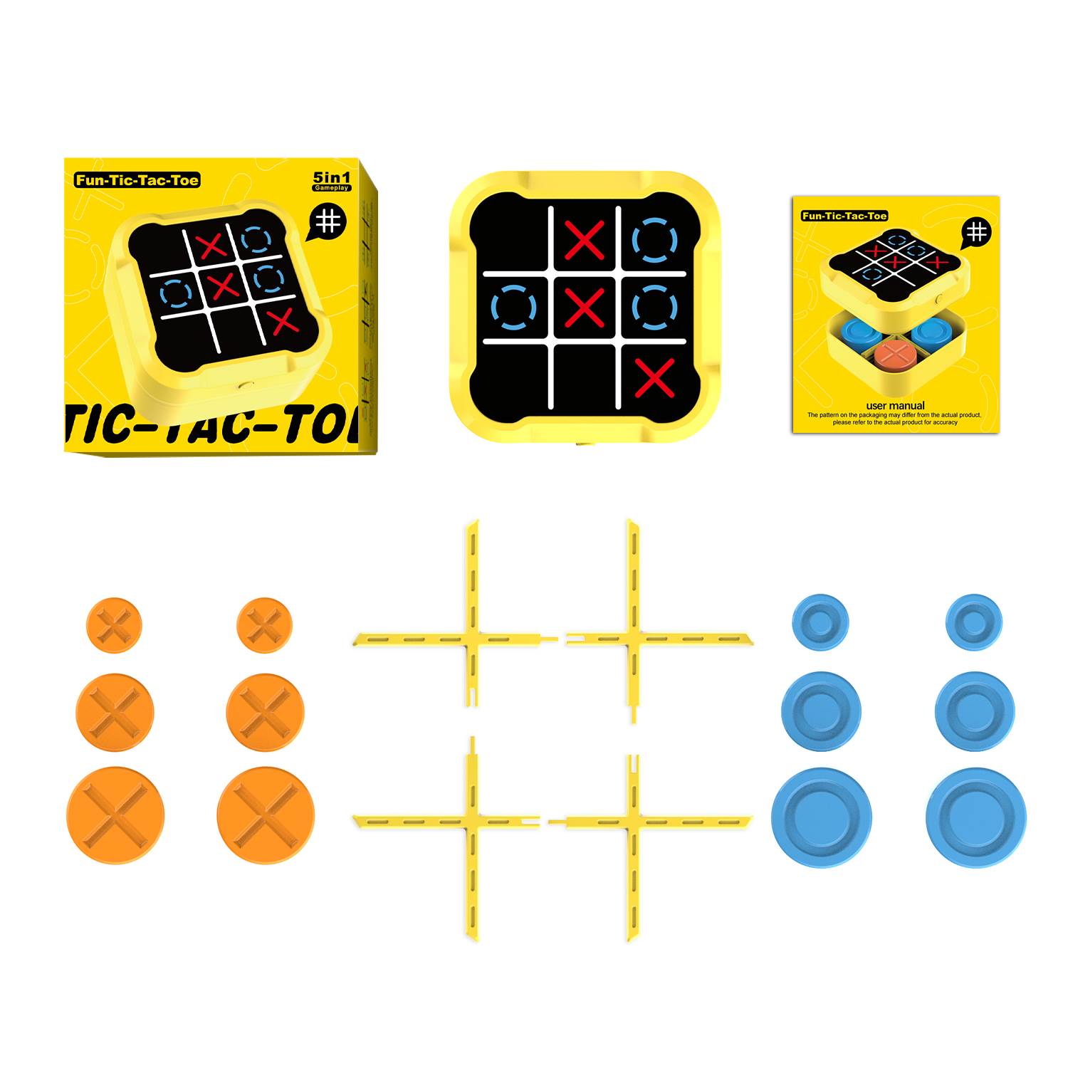 Электронная игра Tic Tac Toe 5 в 1 для детей и подростков