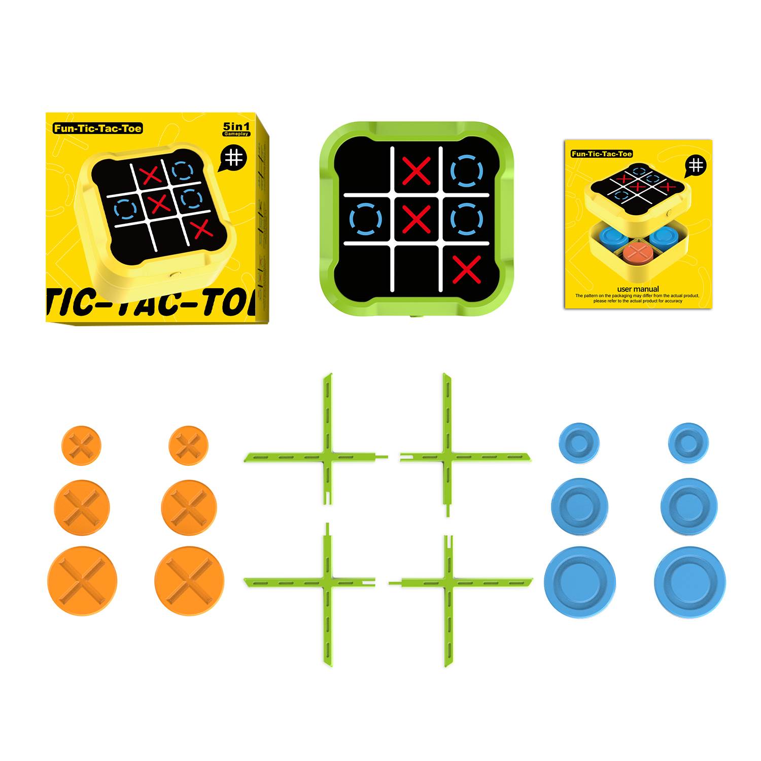 Электронная игра Tic Tac Toe 5 в 1 для детей и подростков