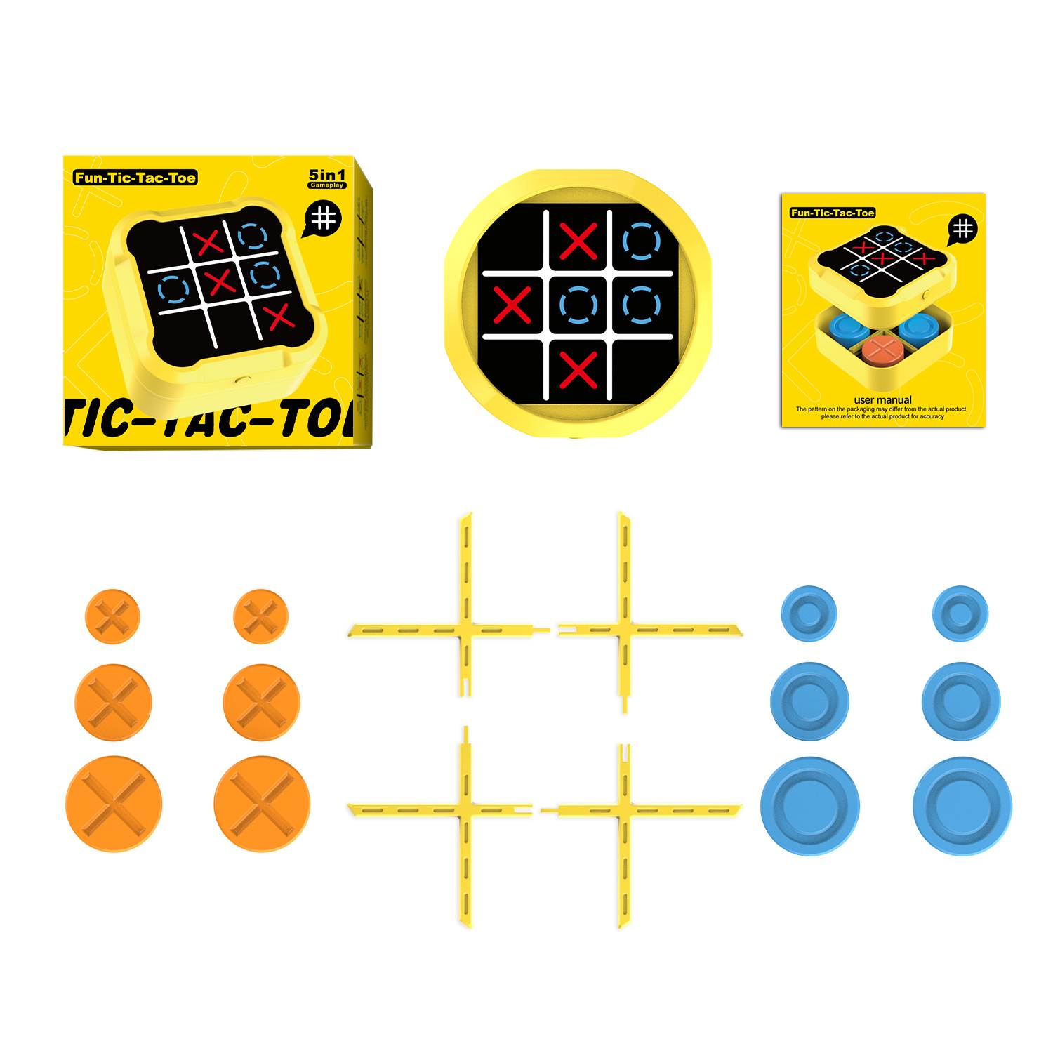 Электронная игра Tic Tac Toe 5 в 1 для детей и подростков