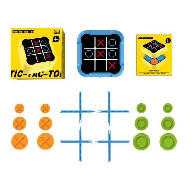 Электронная игра Tic Tac Toe 5 в 1 для детей и подростков