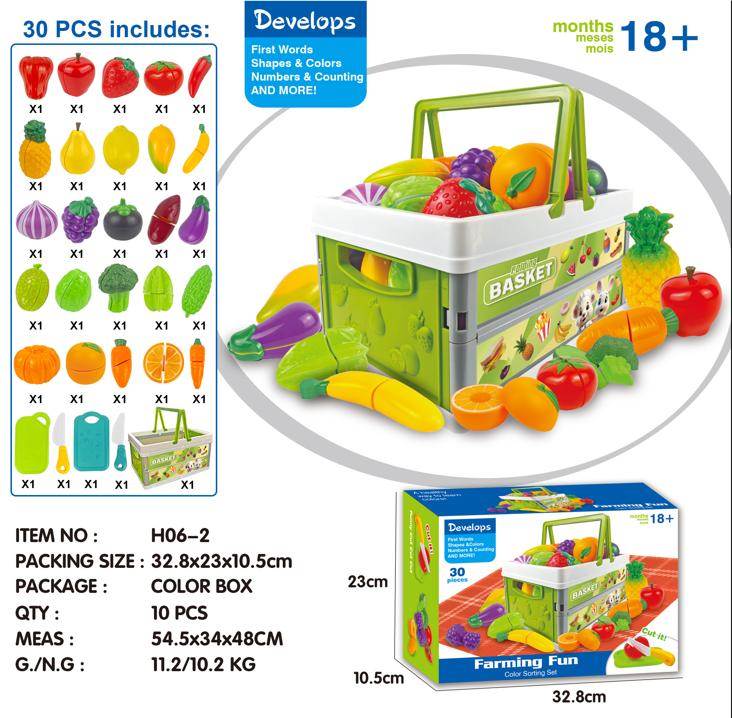 Игровой набор "Пикник": режем продукты