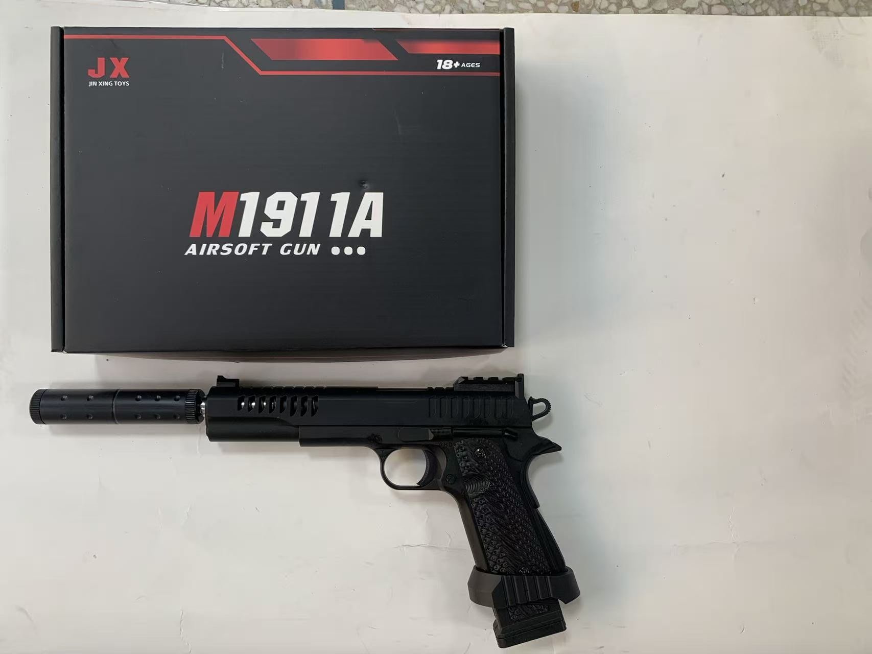 Игрушечный металлический пистолет Alloy Gun оптом