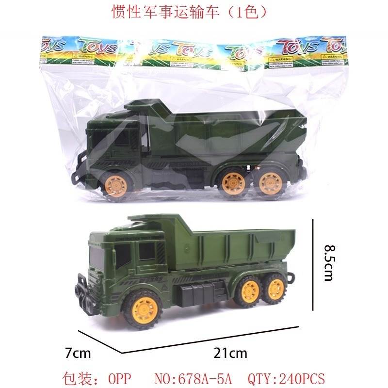 Инерционный военный джип