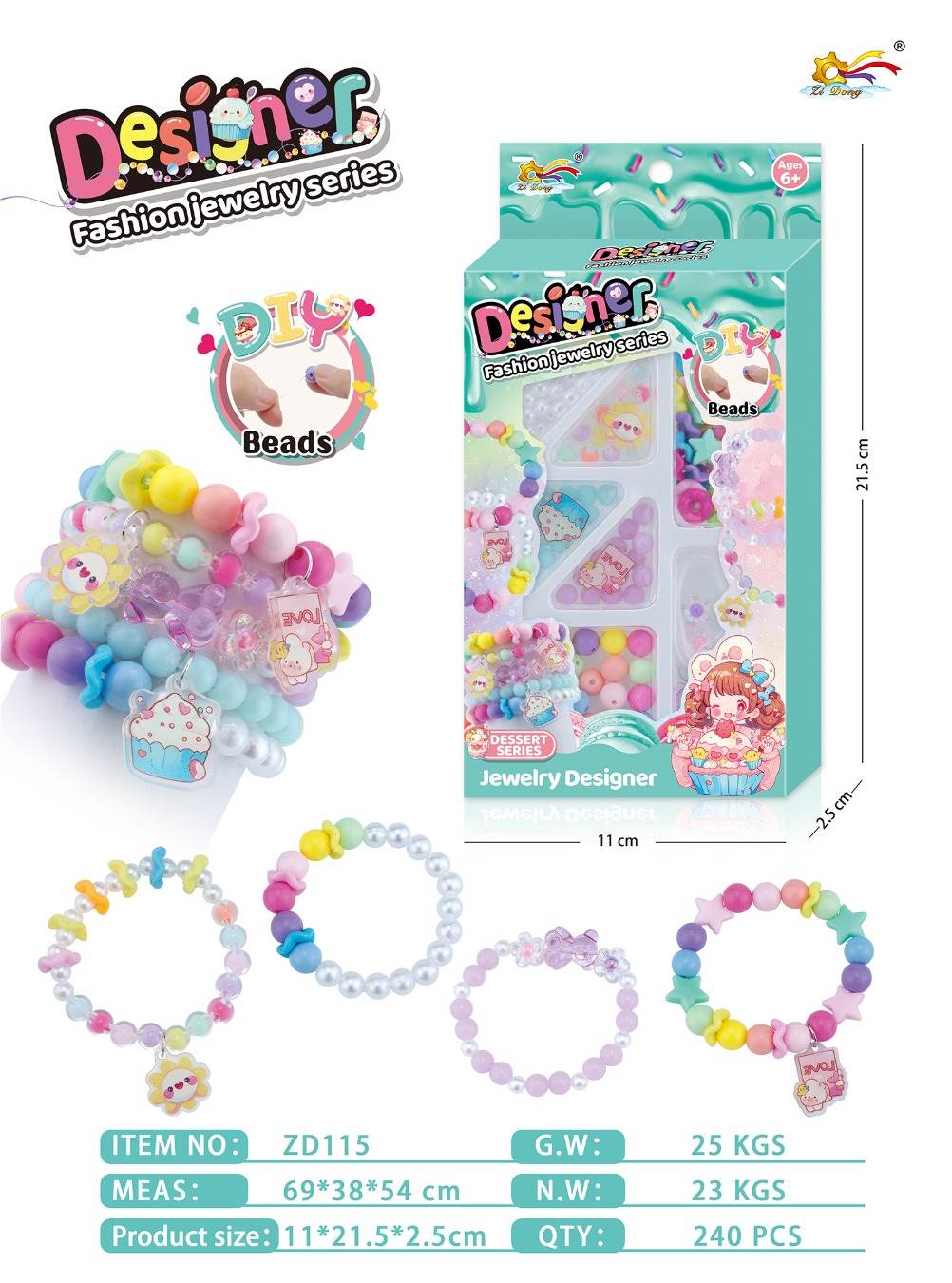 Набор для создания украшений DIY beaded