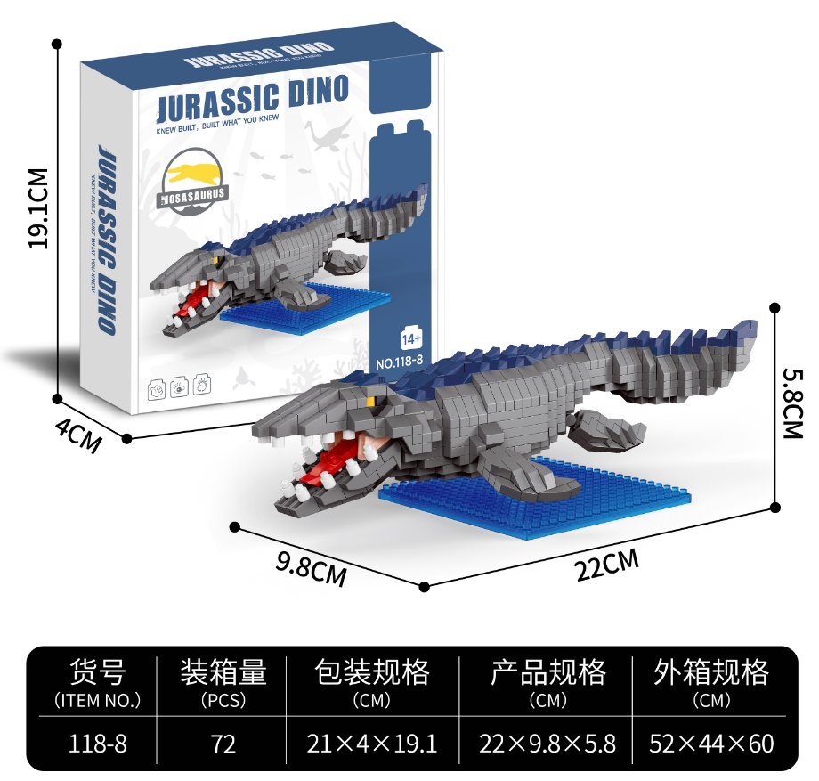 Конструктор Canglong, 740 деталей, микро-блоки